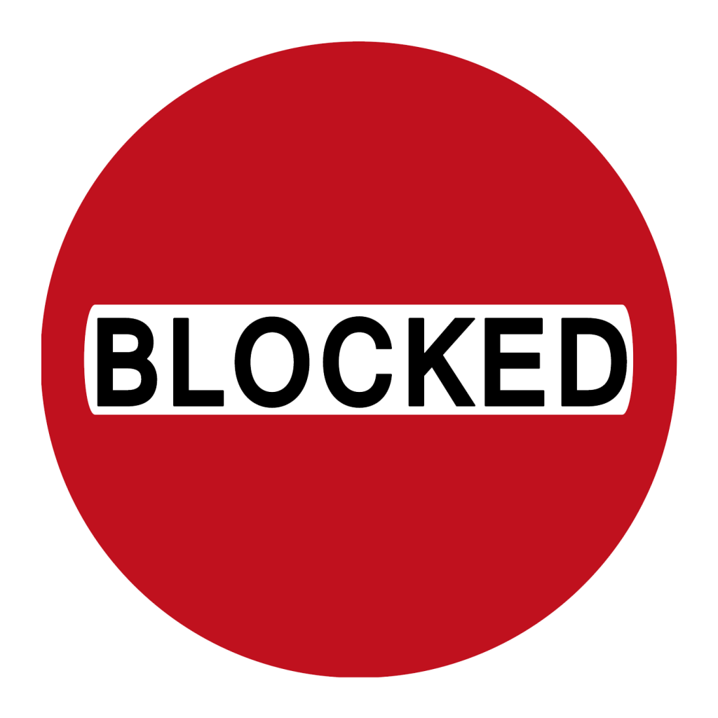 blocked
