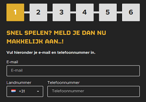 fair play aanmelden stap 1